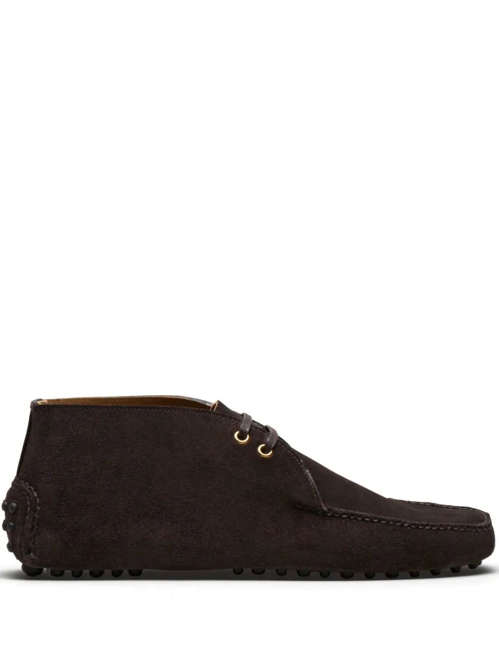 Car Shoe lace-up suede ankle boots