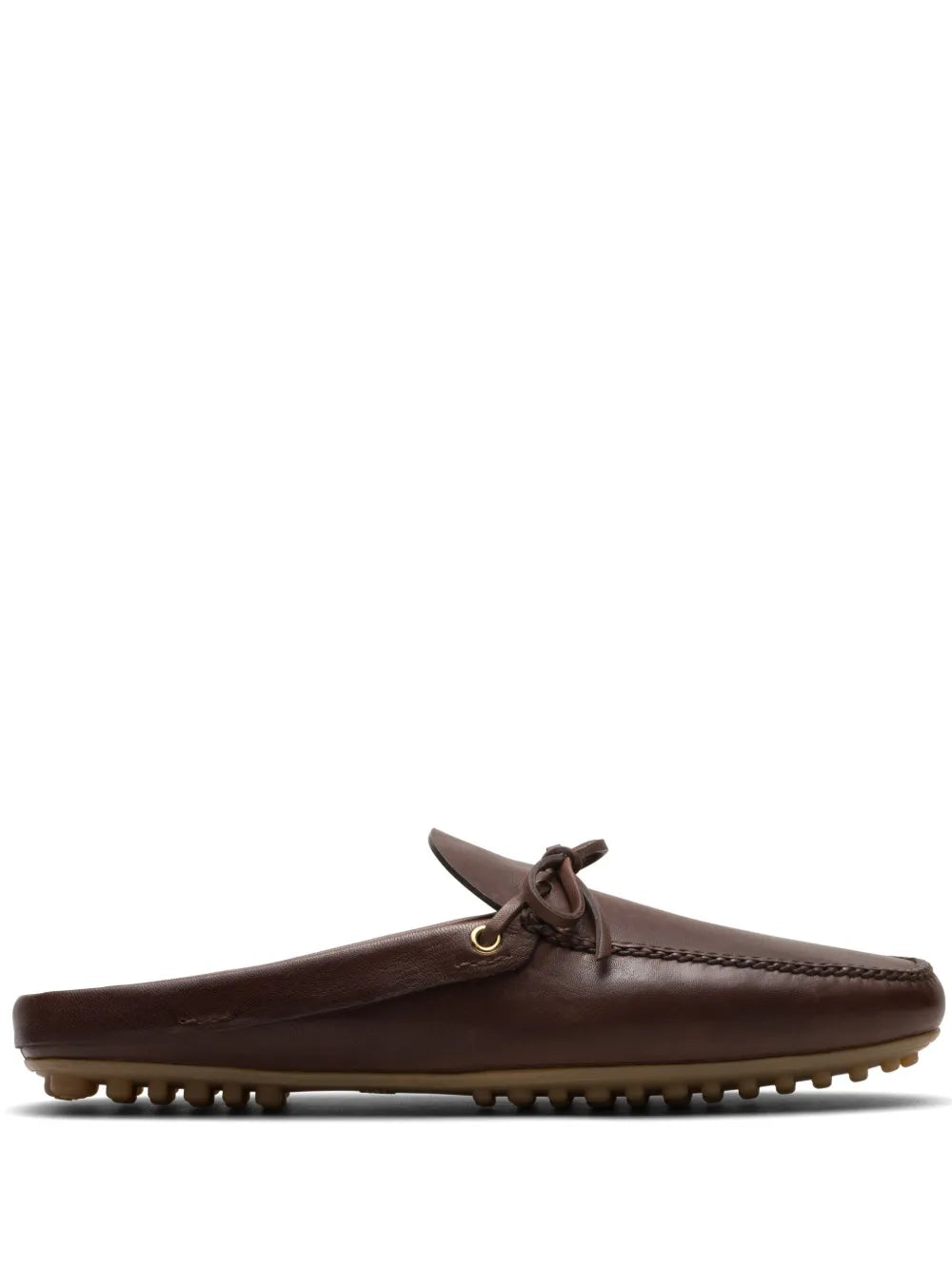 Car Shoe lace-up leather slippers