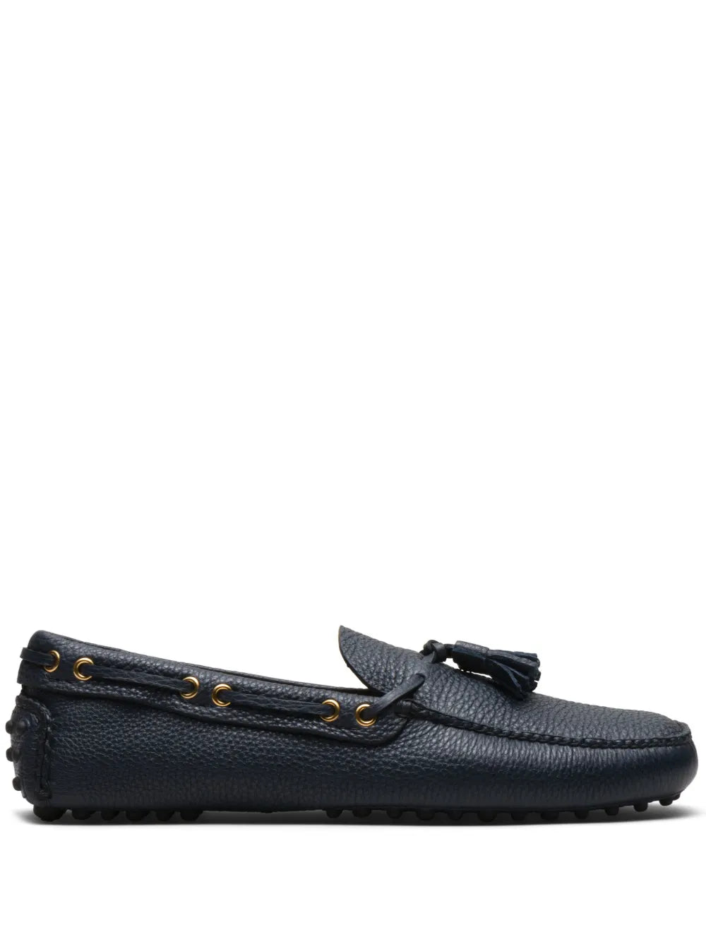 Car Shoe tassel-detail leather boat shoes