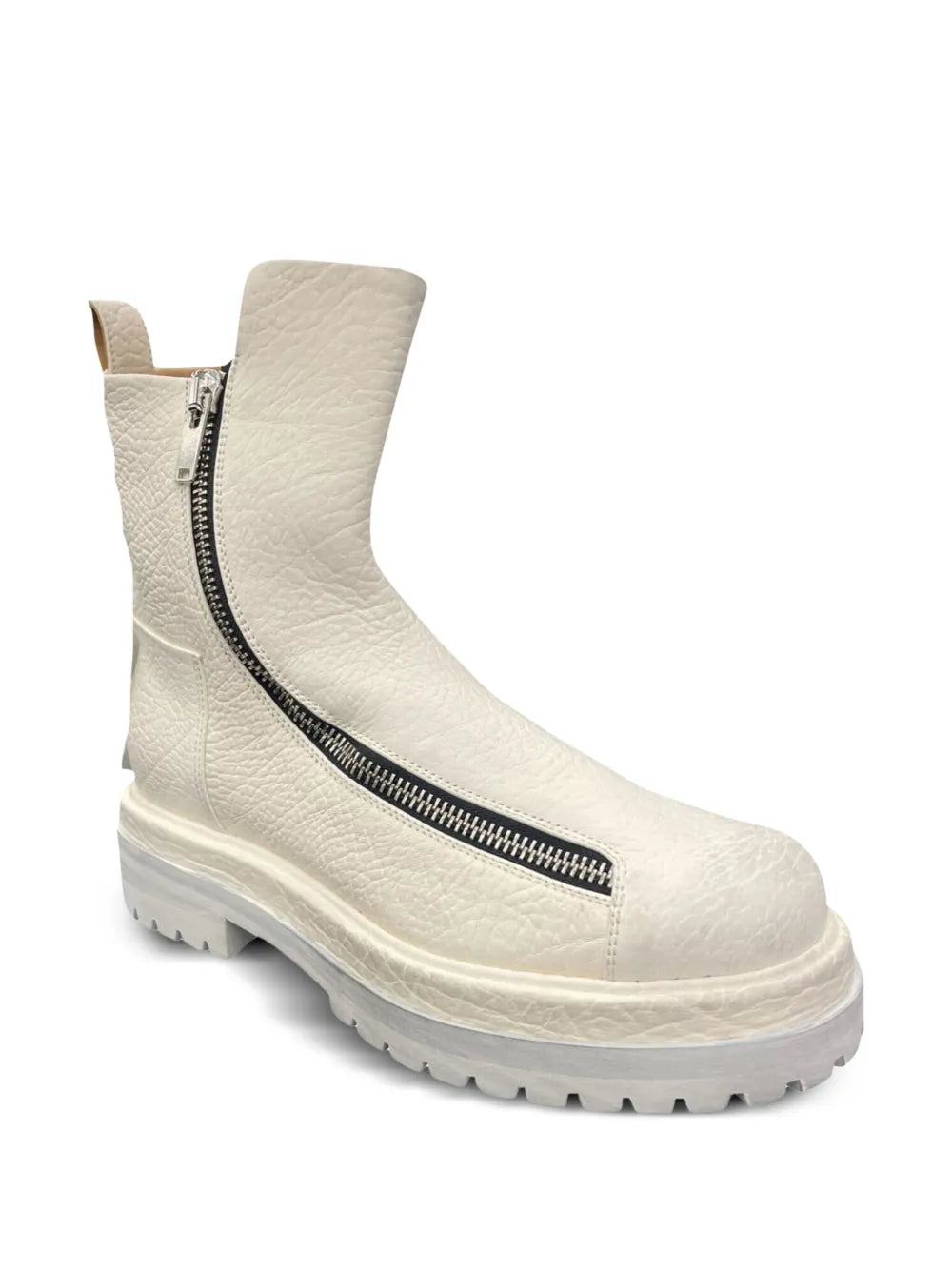 424 double zipper ankle boots
