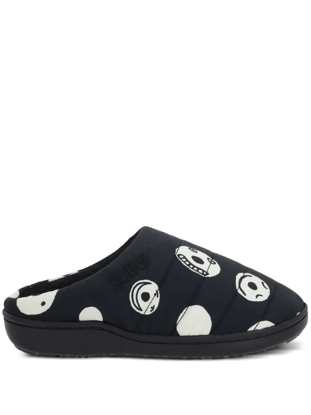 10 CORSO COMO x Subu smile-print quilted slippers
