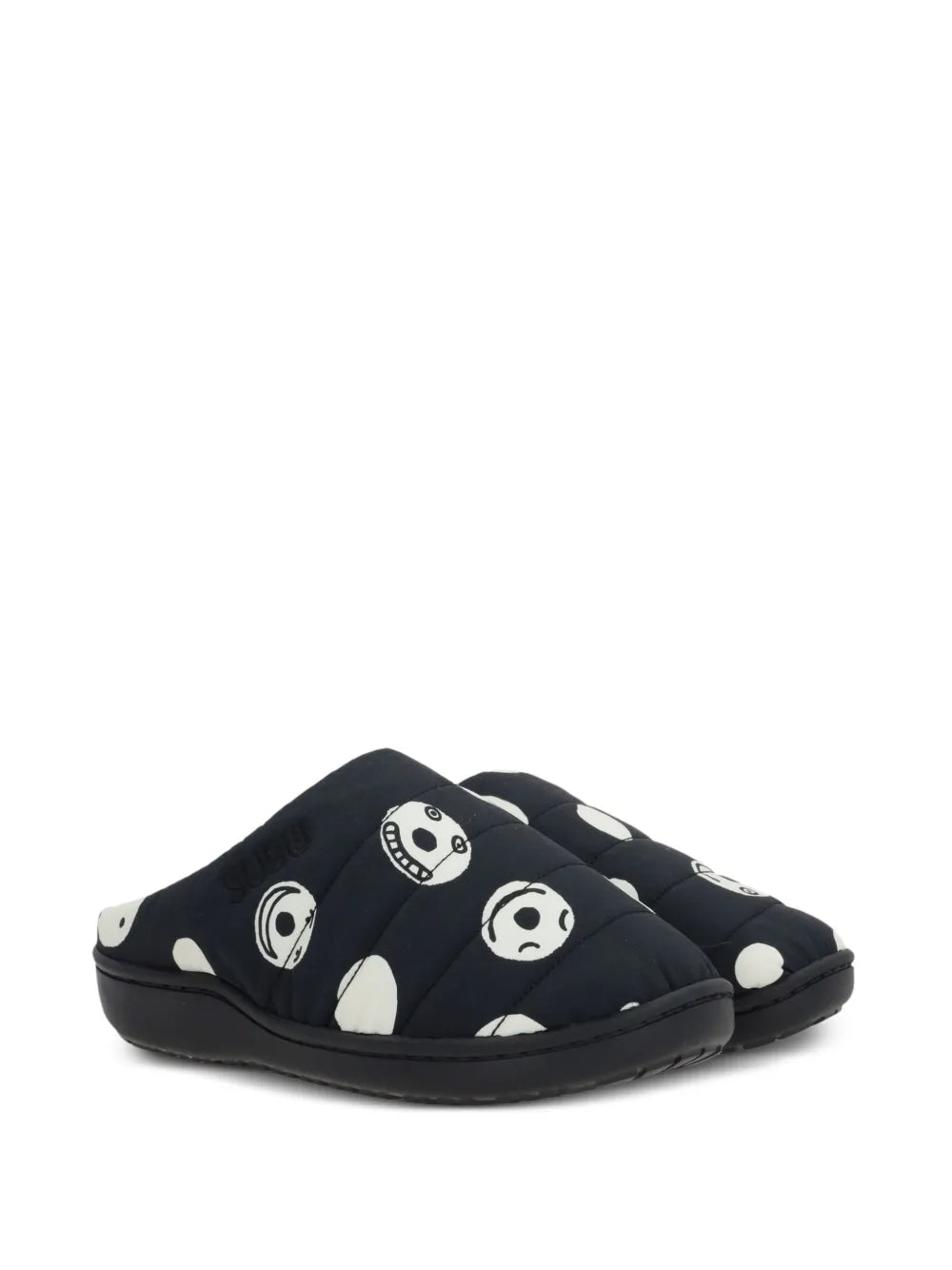 10 CORSO COMO x Subu smile-print quilted slippers