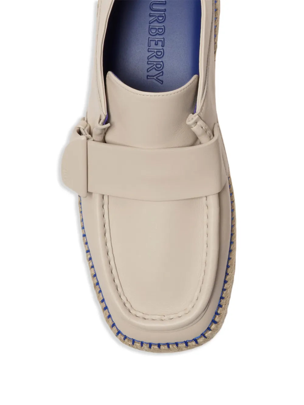 Burberry leather Deck espadrilles