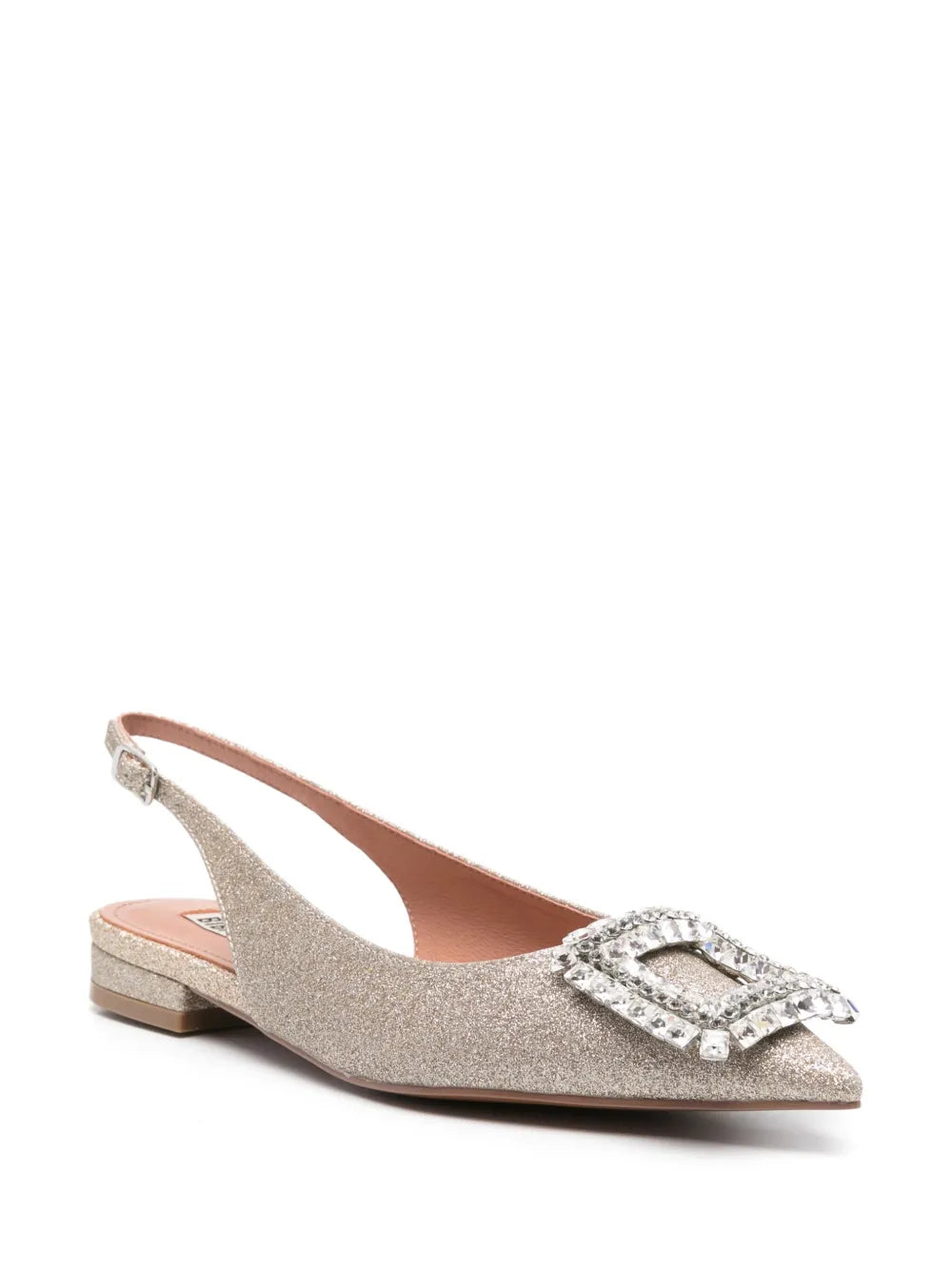 Bibi Lou Elisabetta glittery ballerina shoes