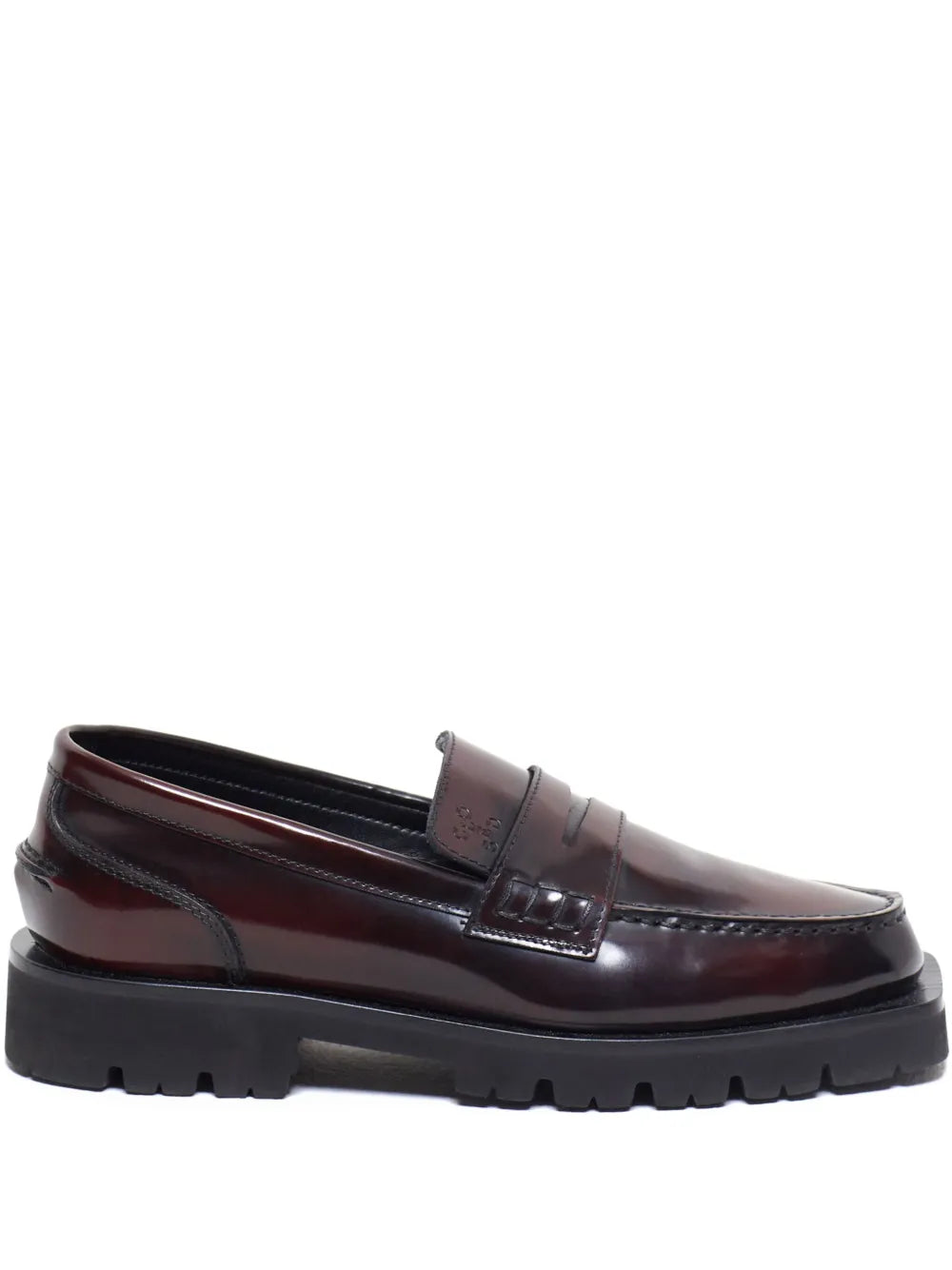 Closed leather loafers