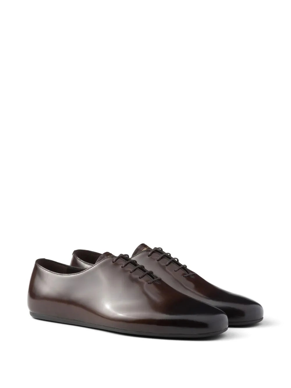 Prada brushed leather lace-ups