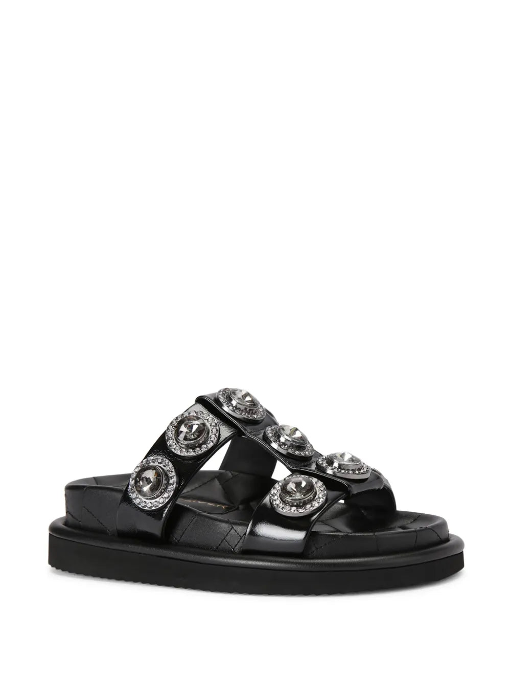 Kurt Geiger London Orson Crystal leather sandals