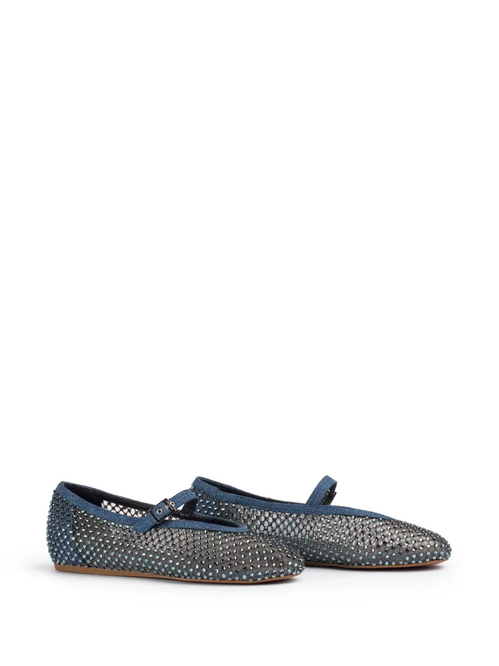Le Silla Gilda crystal-embellished ballerina shoes