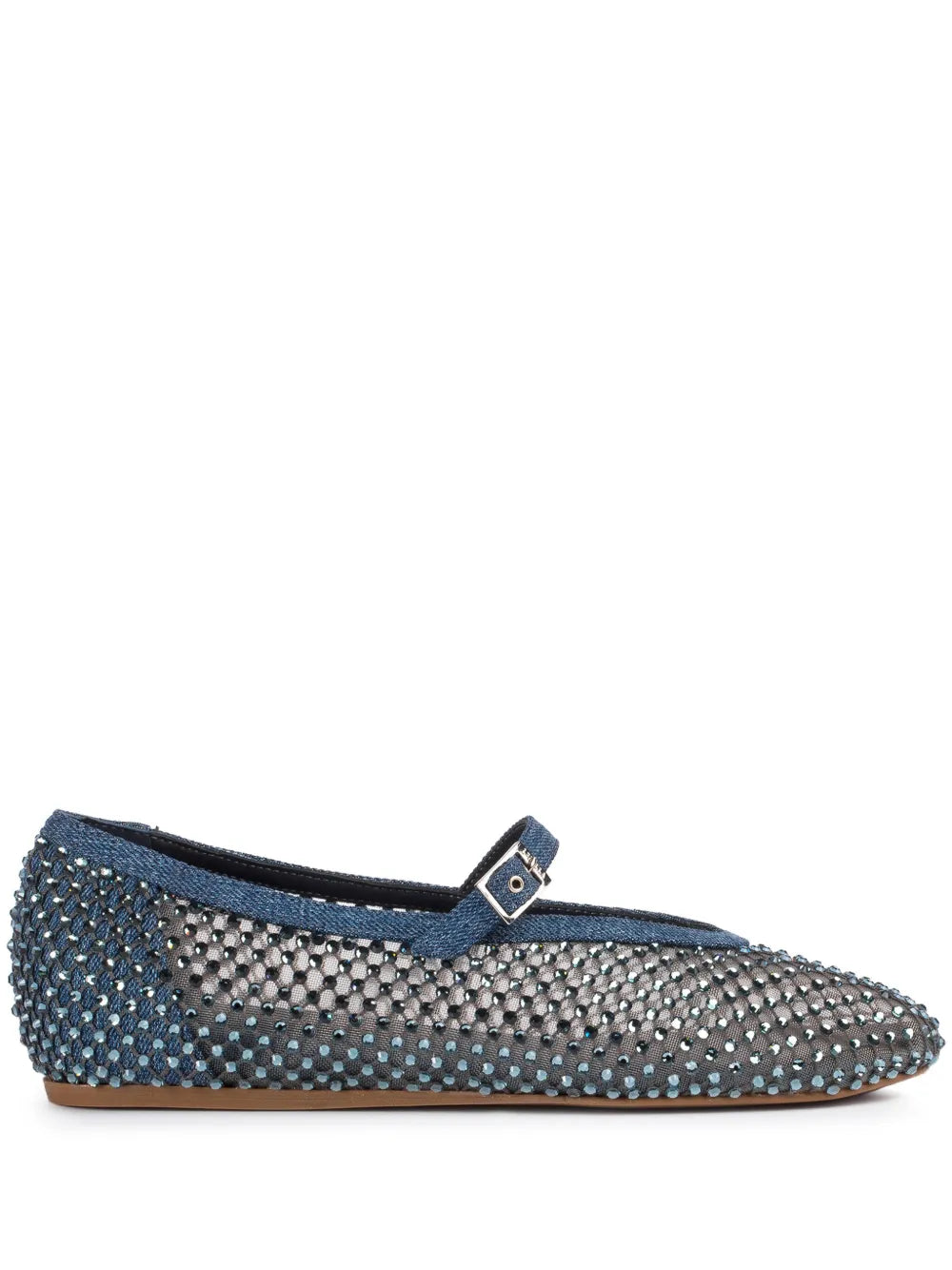 Le Silla Gilda crystal-embellished ballerina shoes