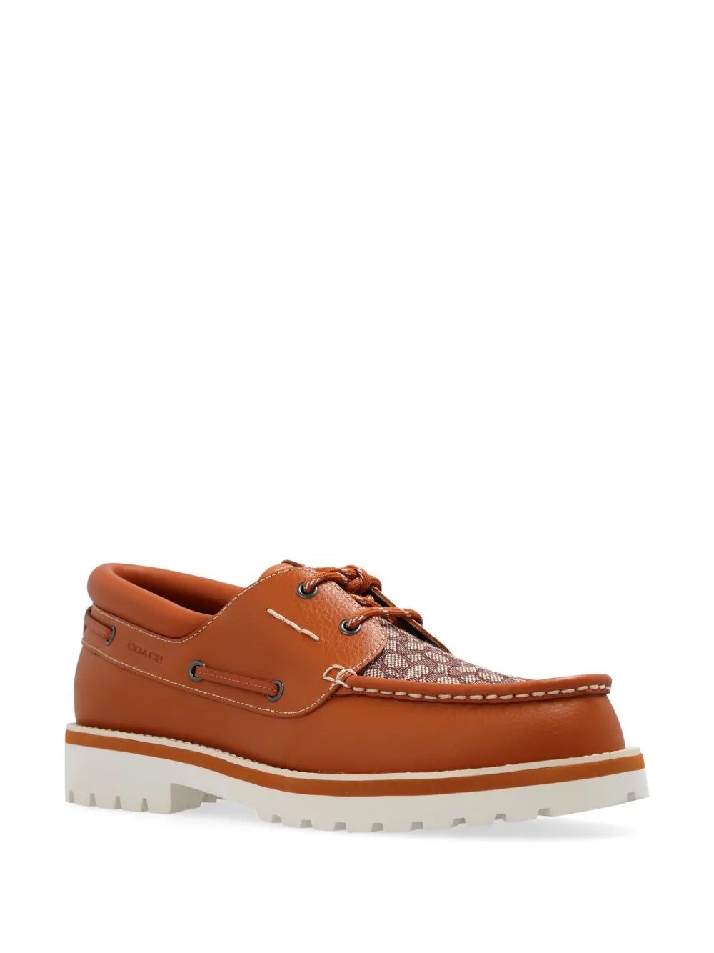 Coach Benson panelled boat shoes