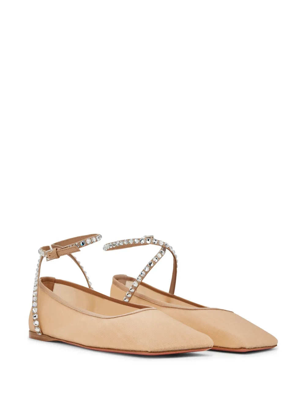 Amina Muaddi Ane ballerina shoes