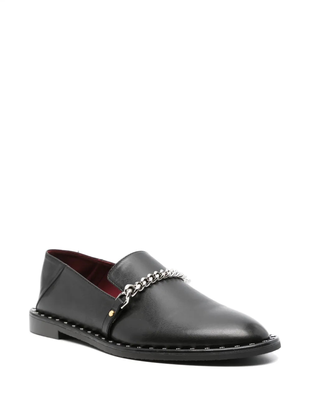 Stella McCartney Falabella leather loafers
