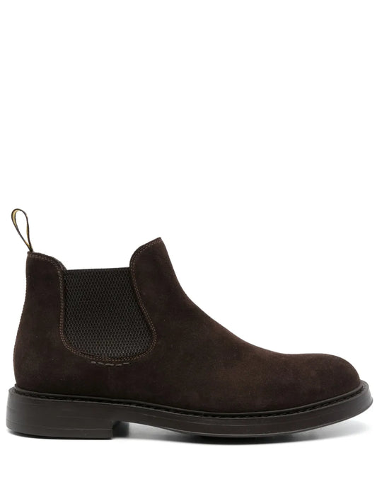 Doucal's slip-on suede Chelsea boots