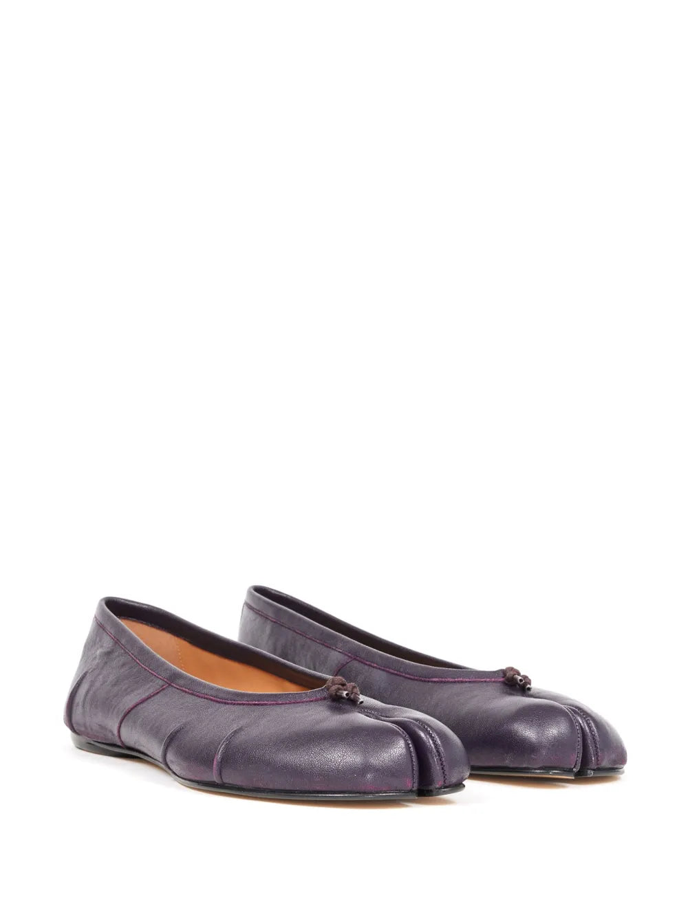 Maison Margiela Tabi leather ballerina shoes