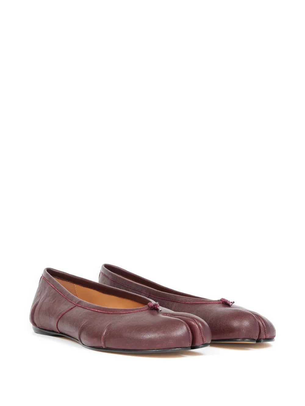 Maison Margiela Tabi leather ballerina shoes