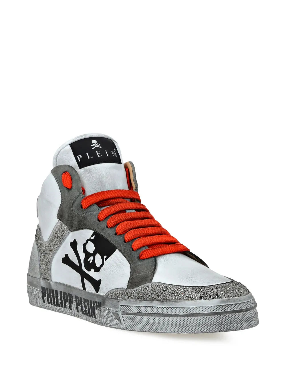 Philipp Plein Strass Retrokickz TM Hi-Top Sneakers