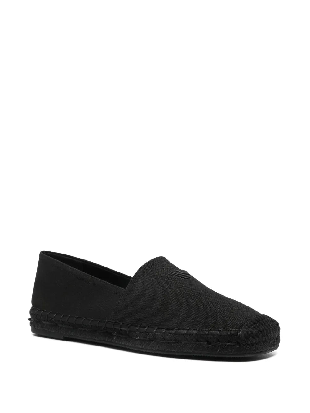 Emporio Armani embroidered-logo espadrilles