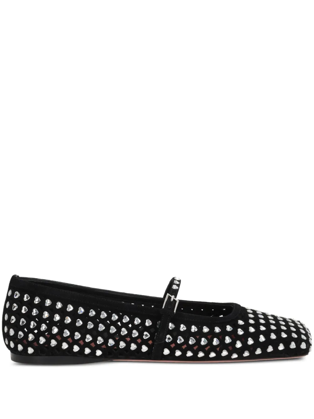 Amina Muaddi Anne embellished ballerina shoes