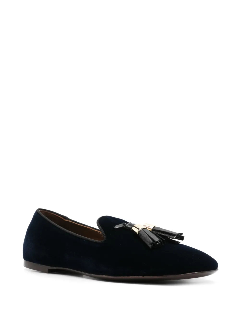 Giuseppe Zanotti tassel-detailed velvet loafers