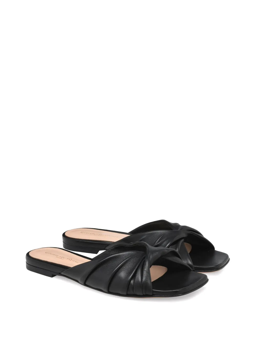 Gianvito Rossi Selene leather slides
