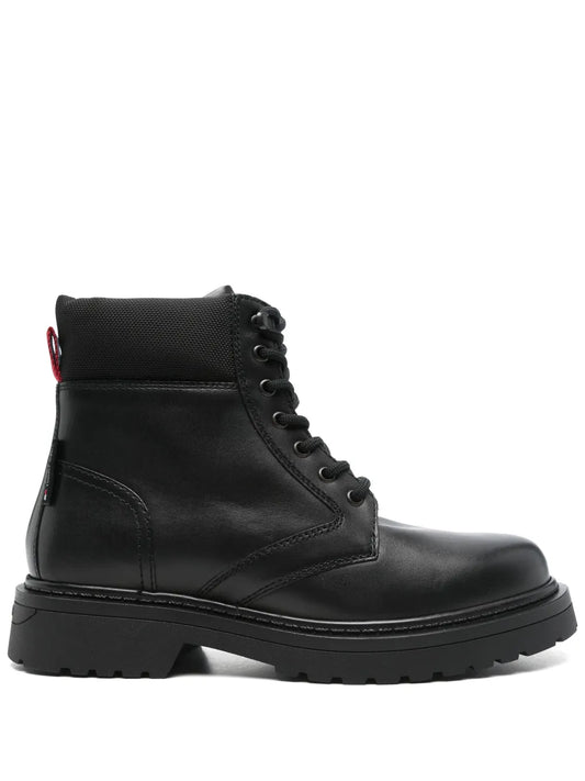 Tommy Jeans leather ankle boots