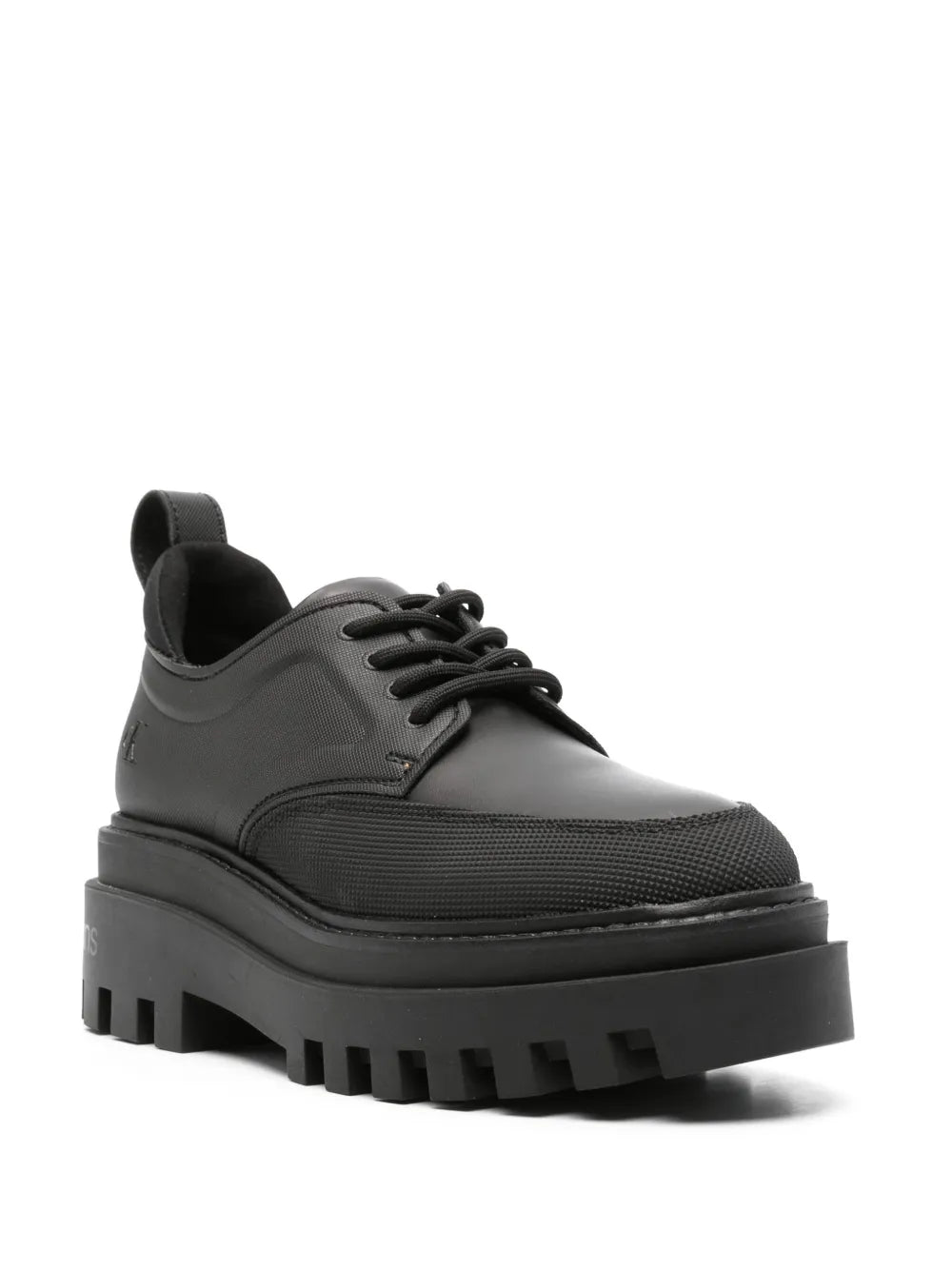 Calvin Klein Jeans flatform leather derby shoes