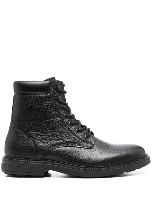 Tommy Hilfiger pebbled-leather boots