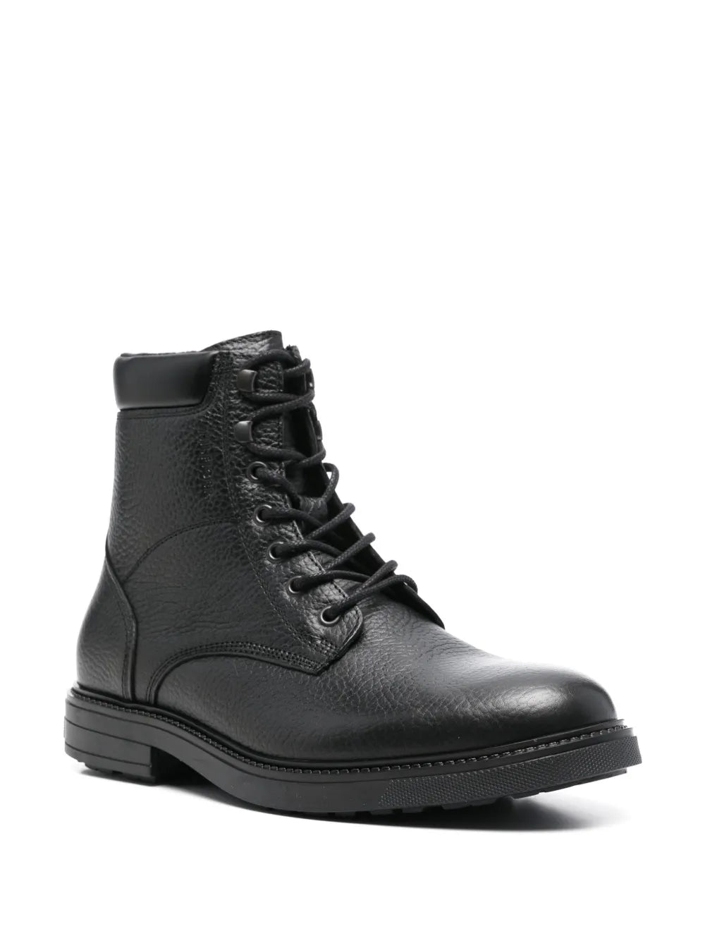 Tommy Hilfiger pebbled-leather boots