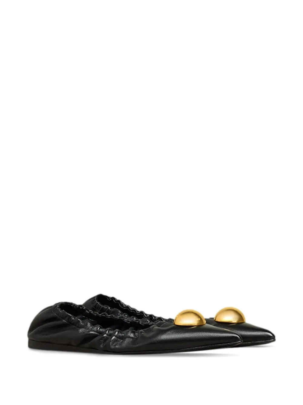 AMI Paris pointed-toe leather ballerinas