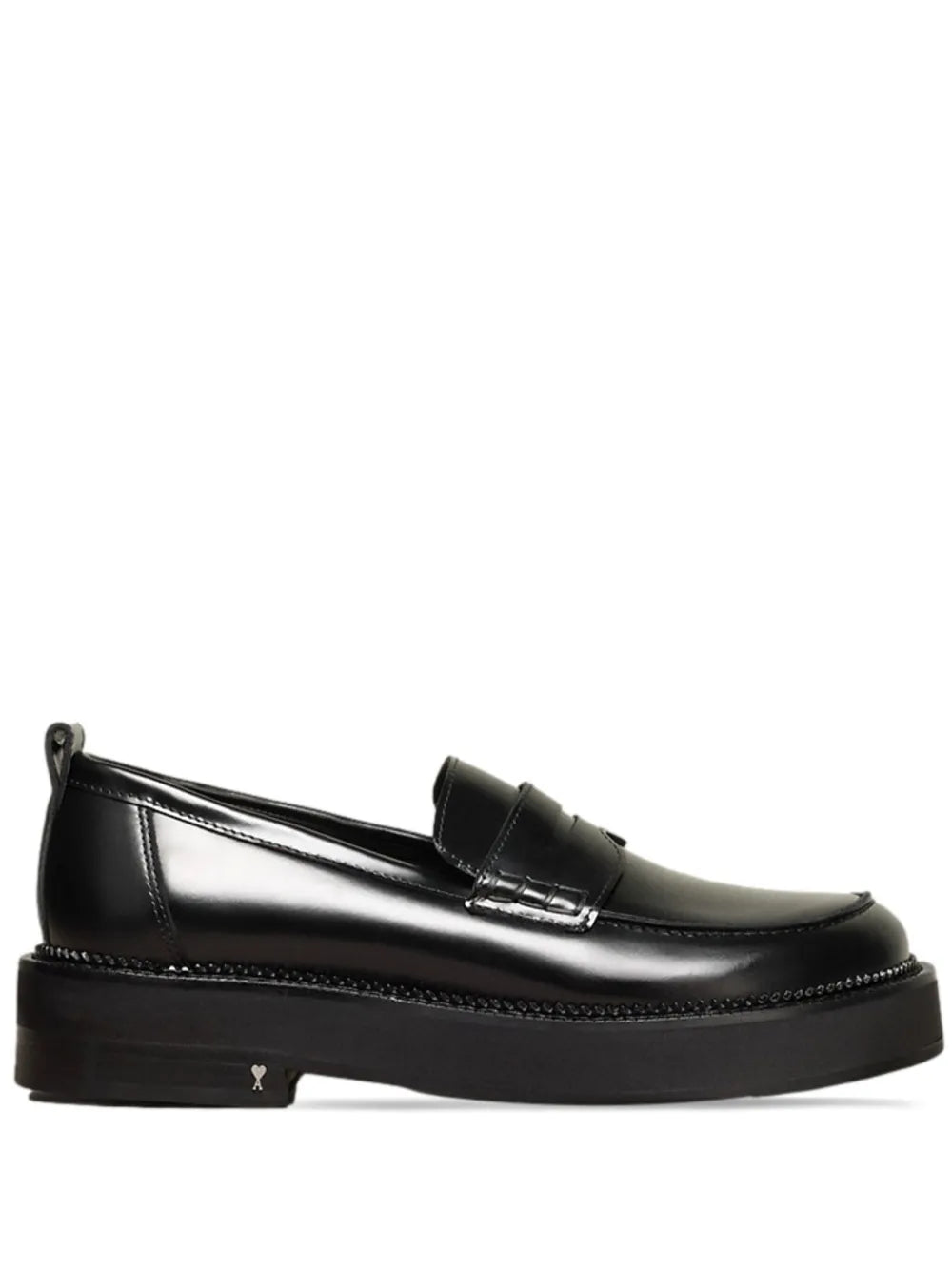 AMI Paris anatomical toe leather loafers