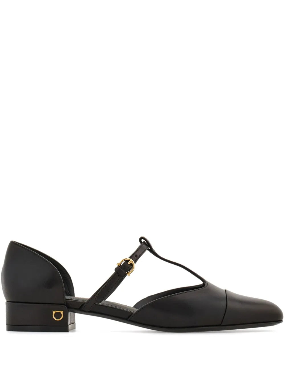 Ferragamo T-strap ballet pumps