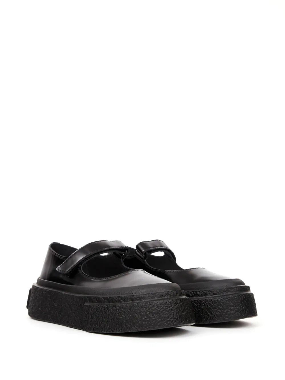MM6 Maison Margiela numbers-motif leather ballerina shoes