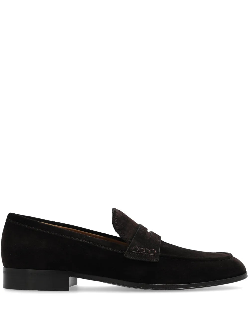 Gianvito Rossi George penny-slot suede loafers