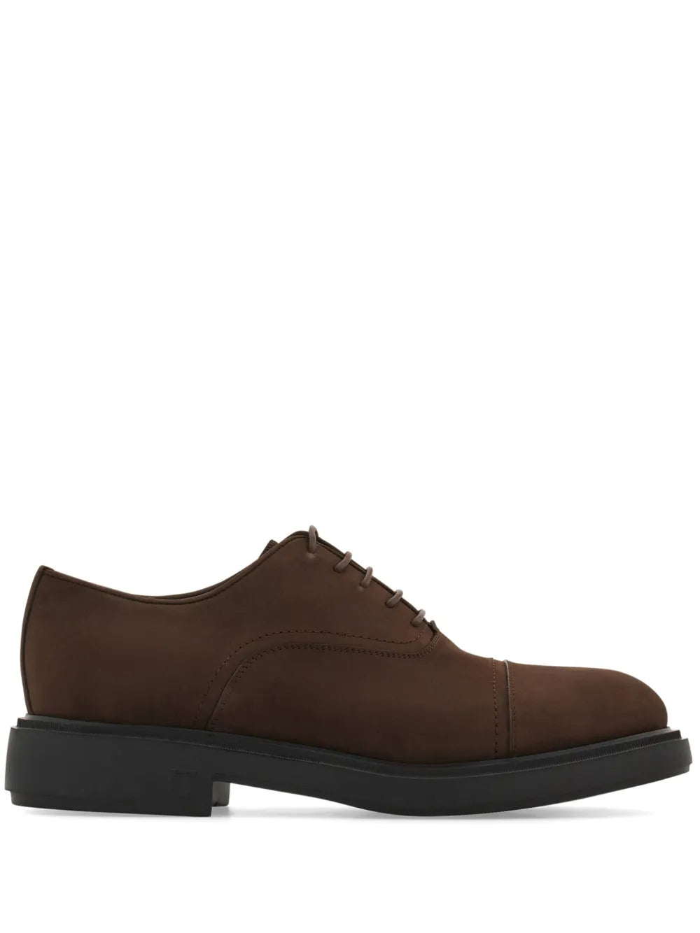 Ferragamo toe-capped leather oxford shoes