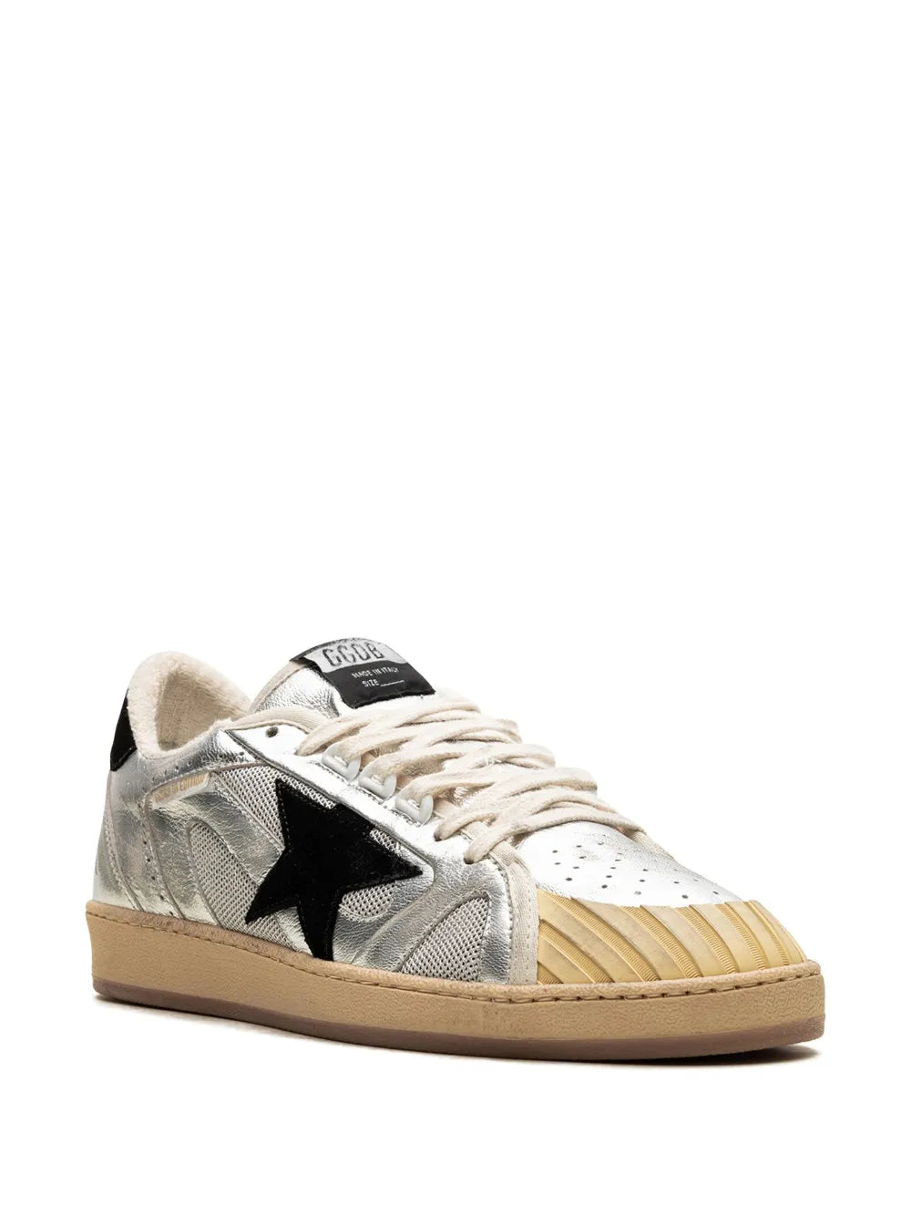 Golden Goose Ball Star "Silver/Black" sneakers