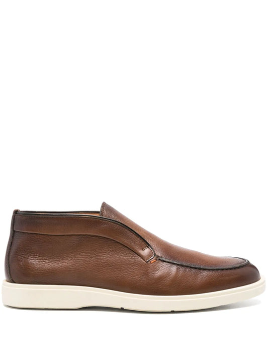 Santoni leather boots