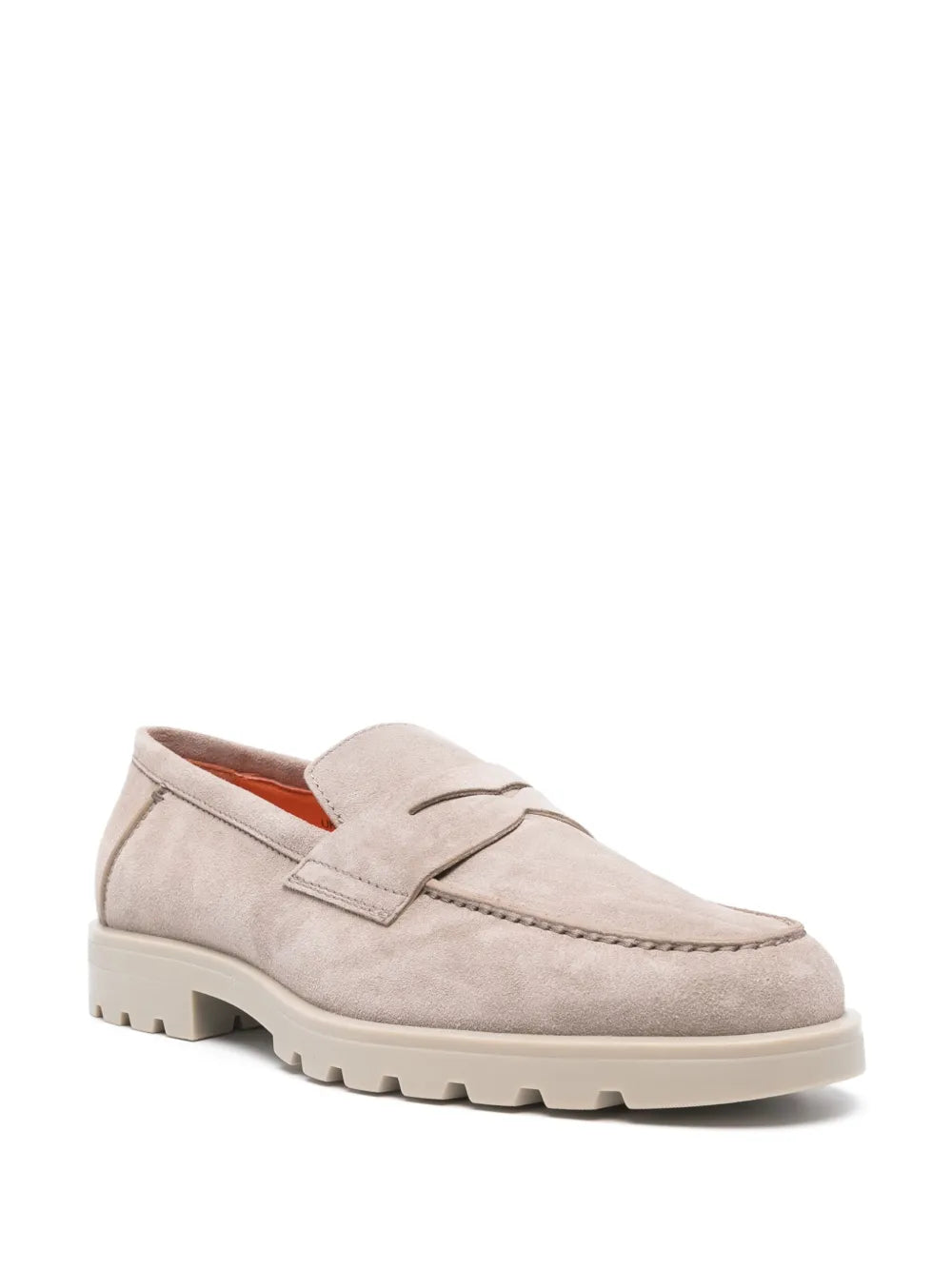 Santoni suede loafers
