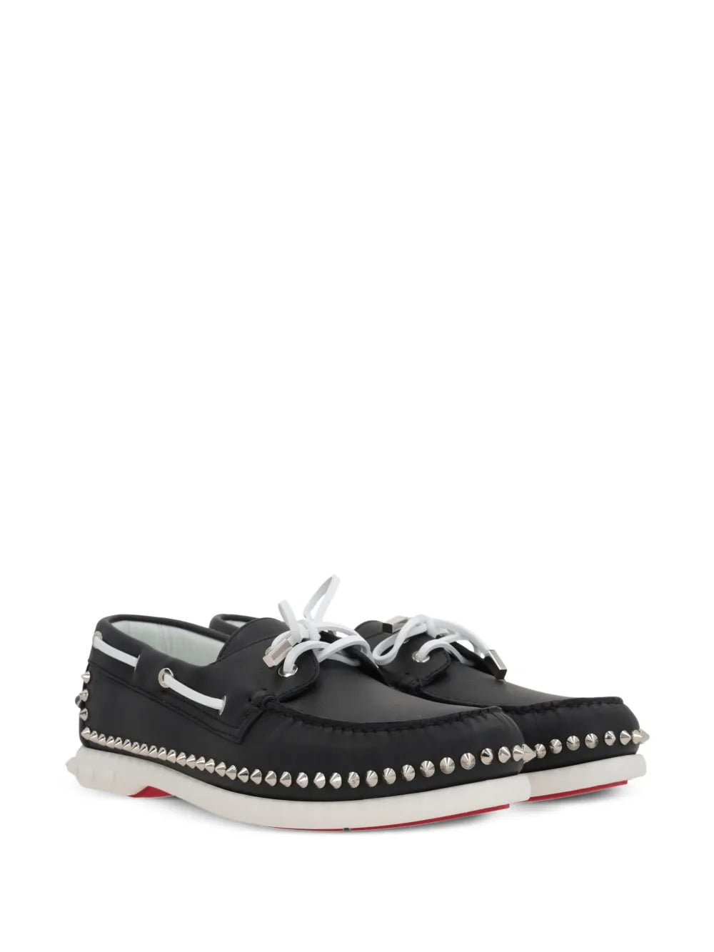 Christian Louboutin Gerockel stud-embellished boat shoes