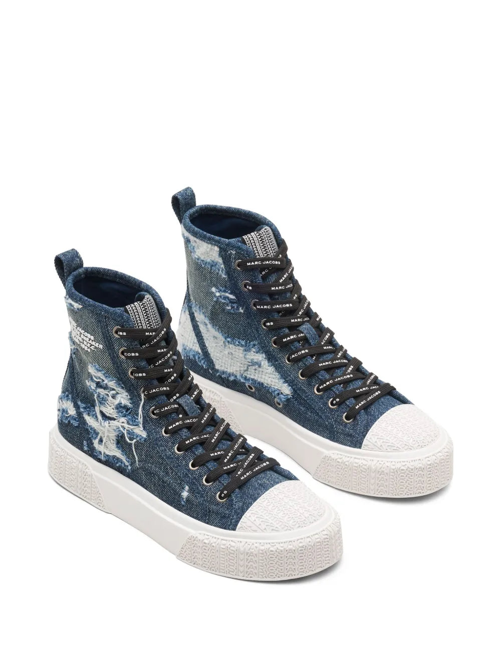 Marc Jacobs The Rip And Tear Denim High Top sneakers