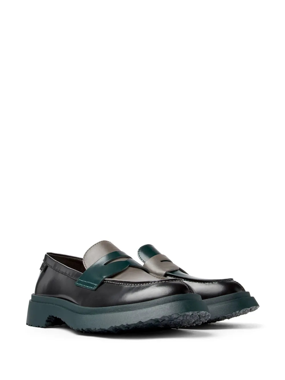 Camper Walden mismatched colour-block loafers