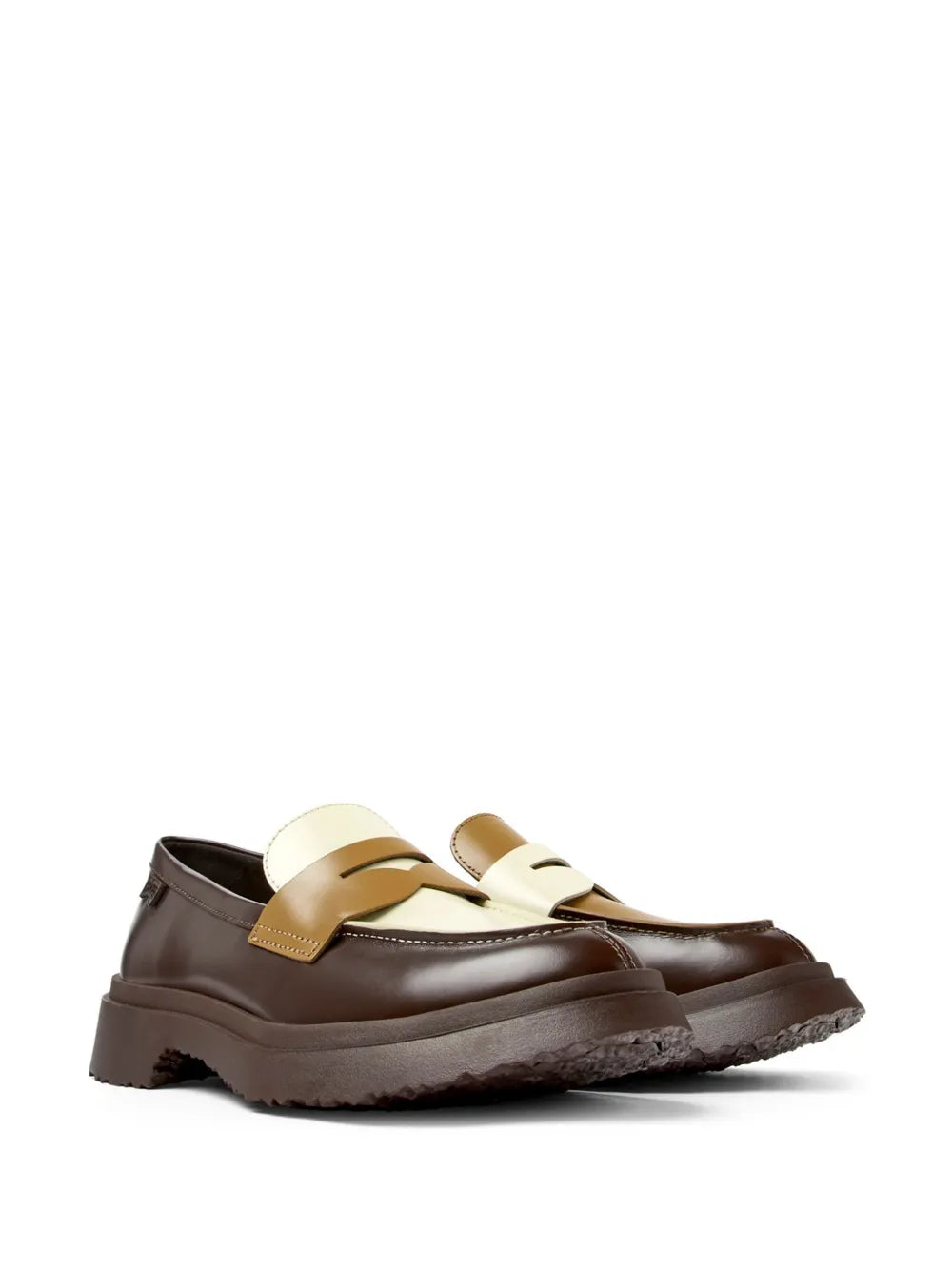 Camper Walden mismatched colour-block loafers