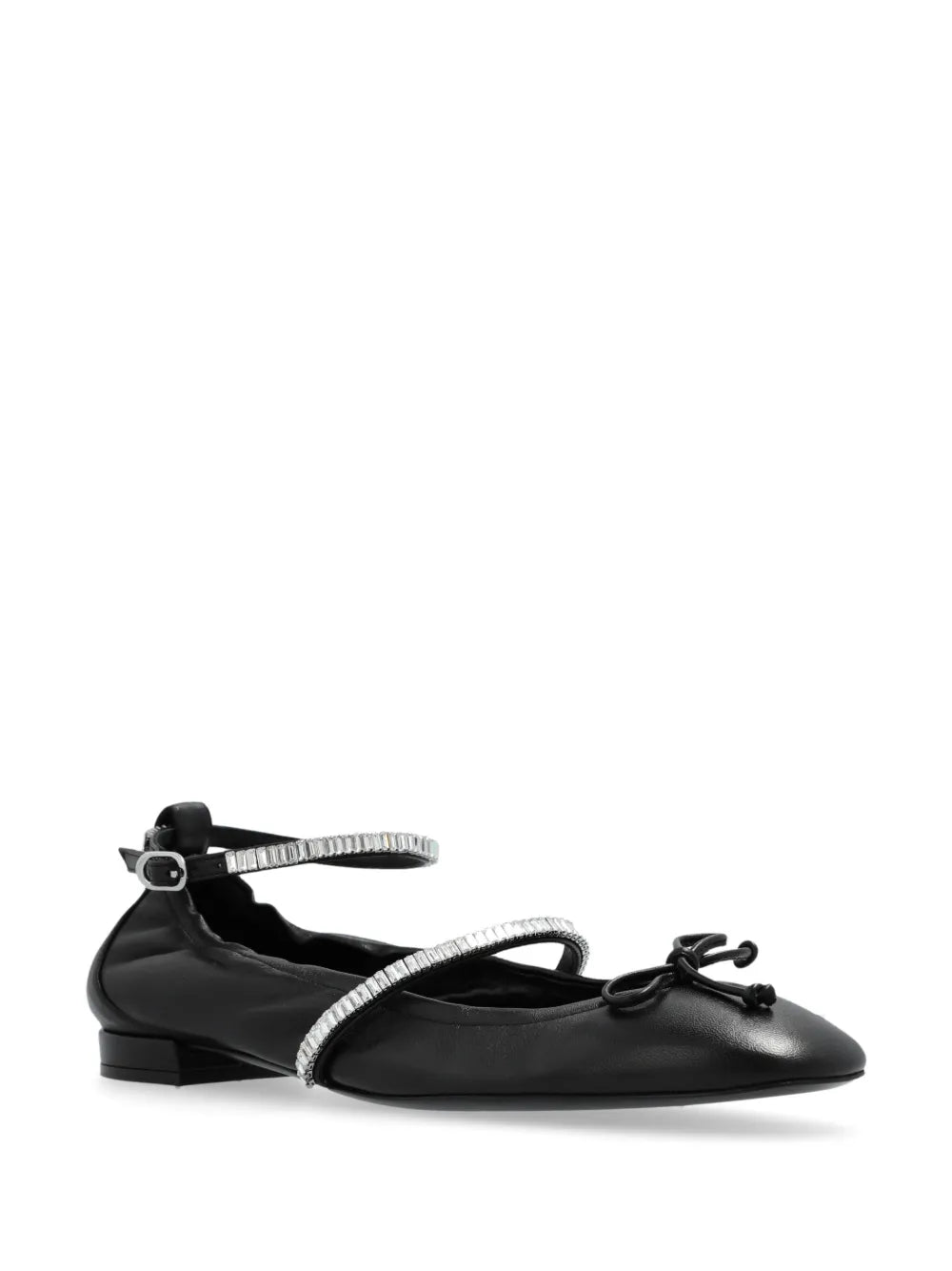 Stuart Weitzman Stefanie leather ballerina shoes