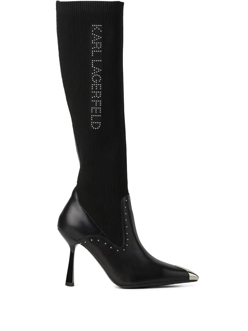 Karl Lagerfeld Pandara studded knee-high boots