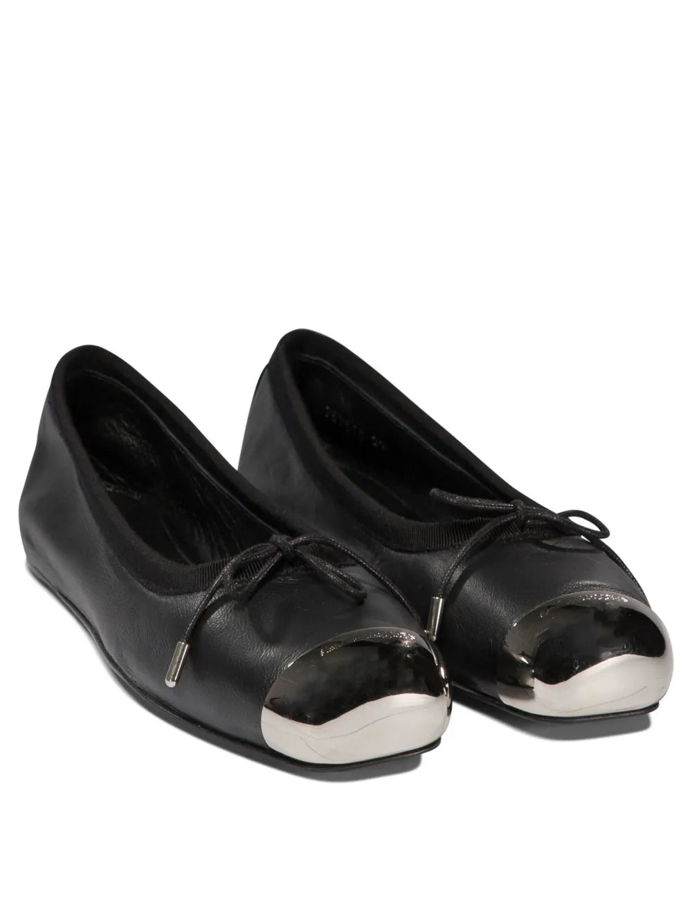 Alexander McQueen metal toe-cap ballet pumps