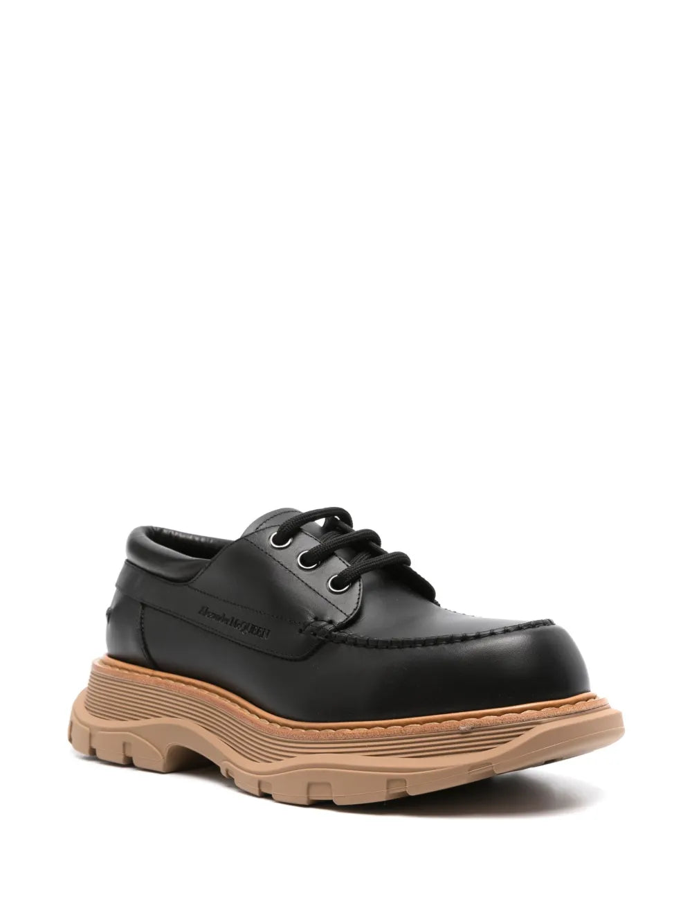 Alexander McQueen logo-debossed Derby shoes