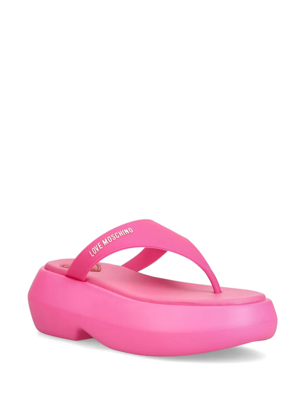 Love Moschino 70mm T-bar platform flip flops