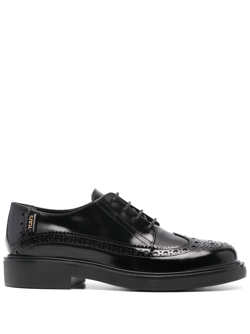 Tod's logo-tag leather brogues