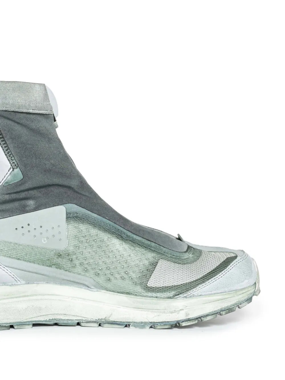 11 By Boris Bidjan Saberi zip-up hi-top sneakers