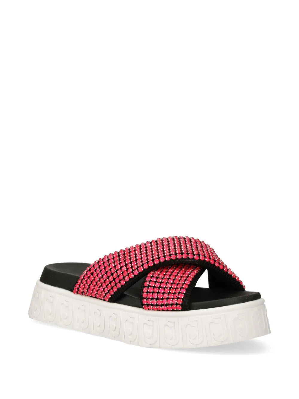 LIU JO crystal-embellished slides