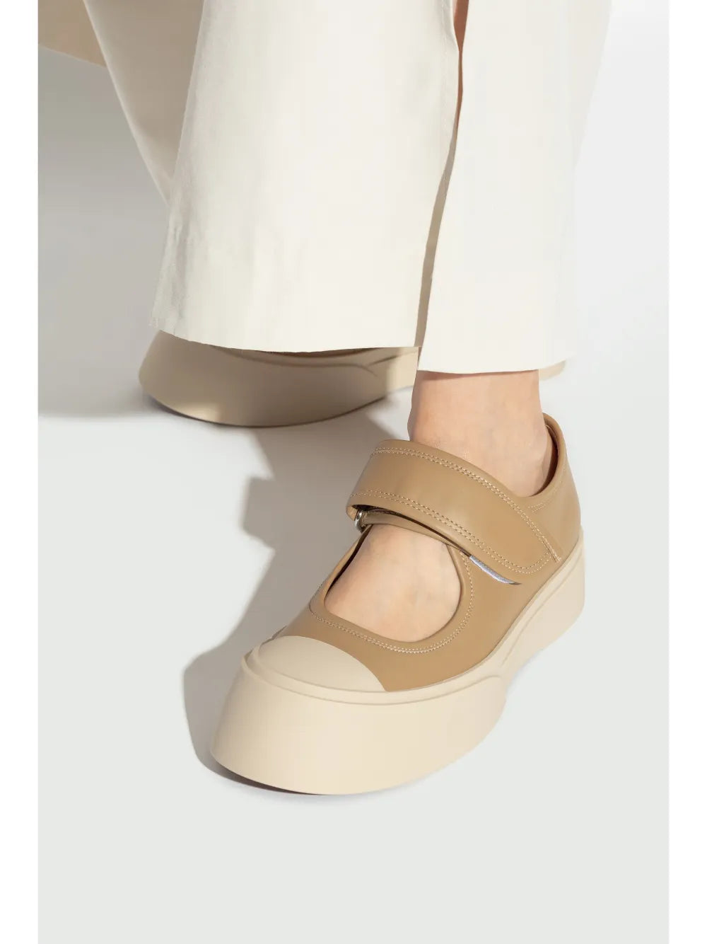 Marni Mary Jane leather sneakers